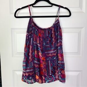 Tucker for Target Velvet Burnout Tribal Pattern Camisole